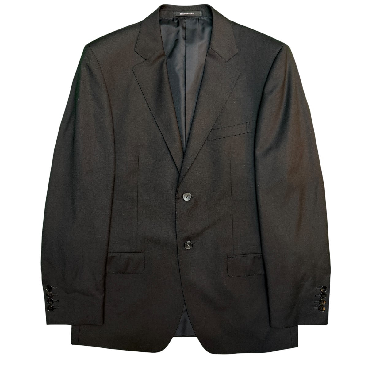 GUCCI 2Bジャケット 肩パット入り／テーラードジャケット/75920G スイス製 古着・中古-1枚目のアイテム画像