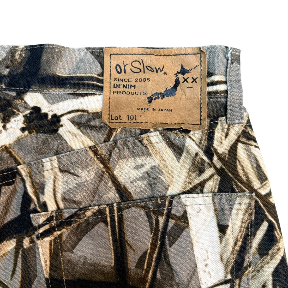 orSlow×BEAMS 24SS/別注 SUPER DAD'S CAMO SHORTSREALTREE KAMO