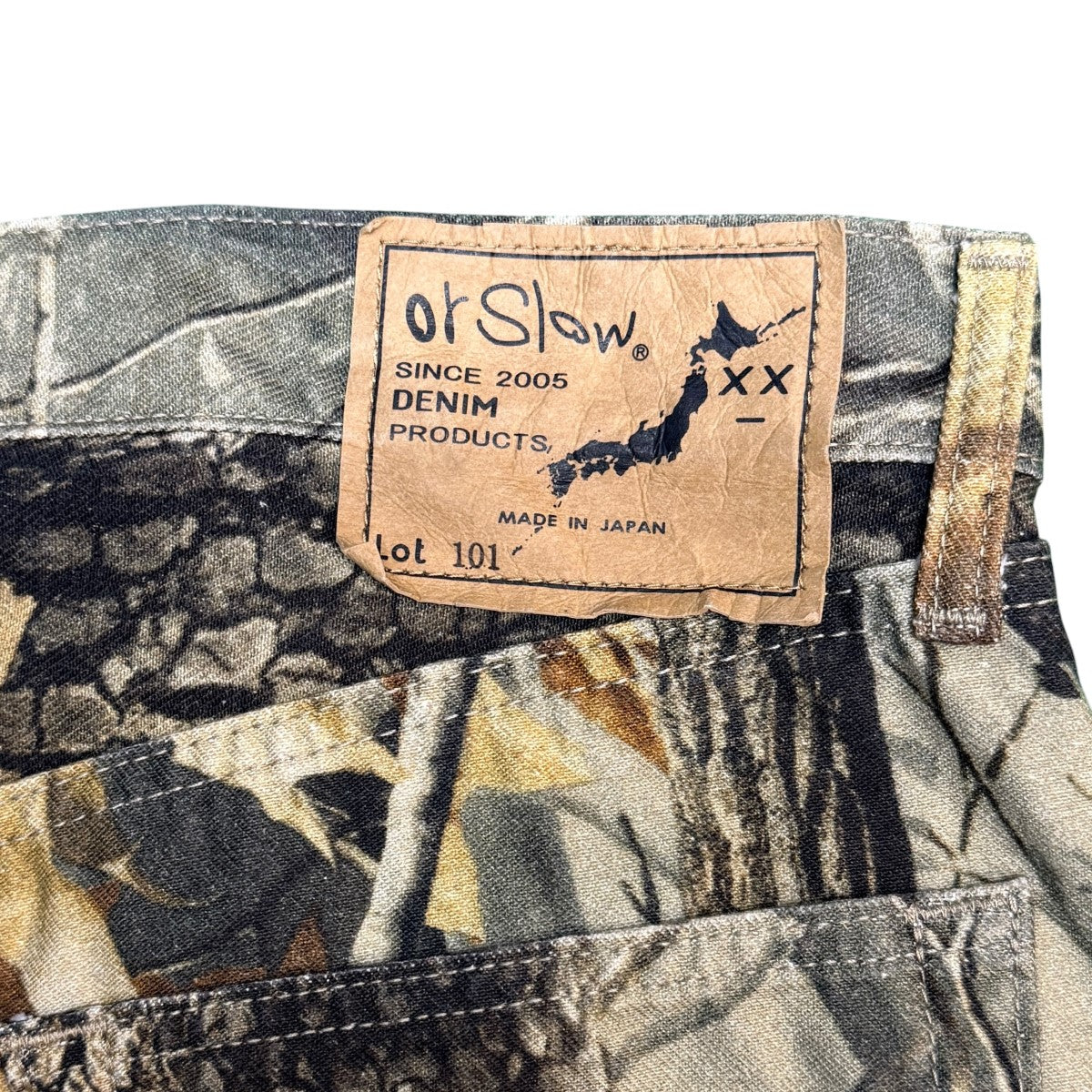 orSlow×BEAMS 23AW/別注Dad's Denim Camo SpecialREAL TREE CAMO