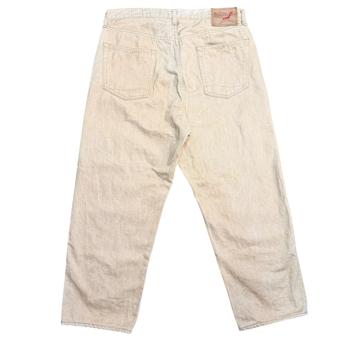 22AW/別注 Dad’s Denim Beige／ダッドデニムパンツ/11-21-0102-611 /日本製