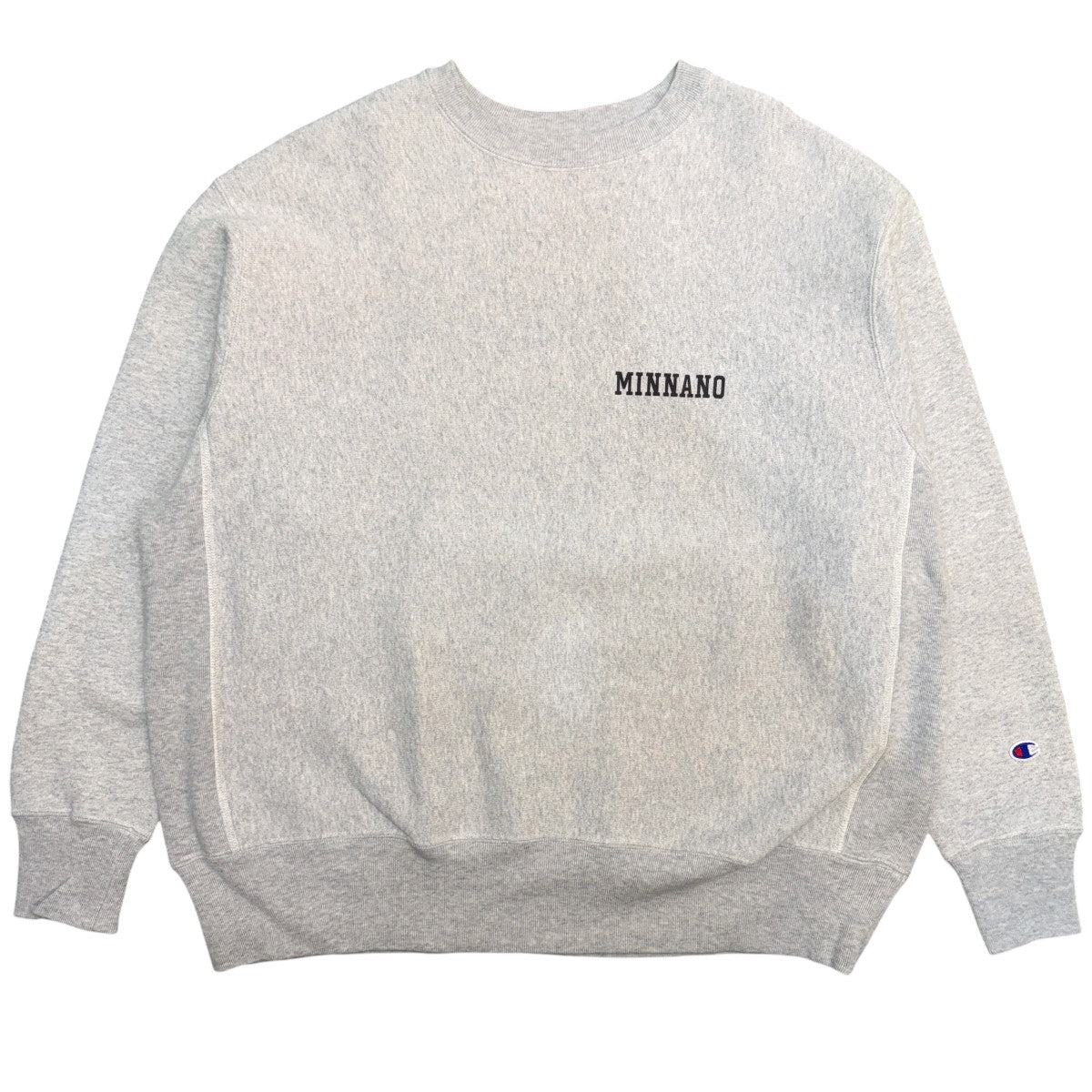 Champion×BEAMS×MIN-NANO 23AW/COLLEGE CREWNECK SWEAT／カレッジクルーネックスウェット/C8-Y032 古着・中古-1枚目のアイテム画像
