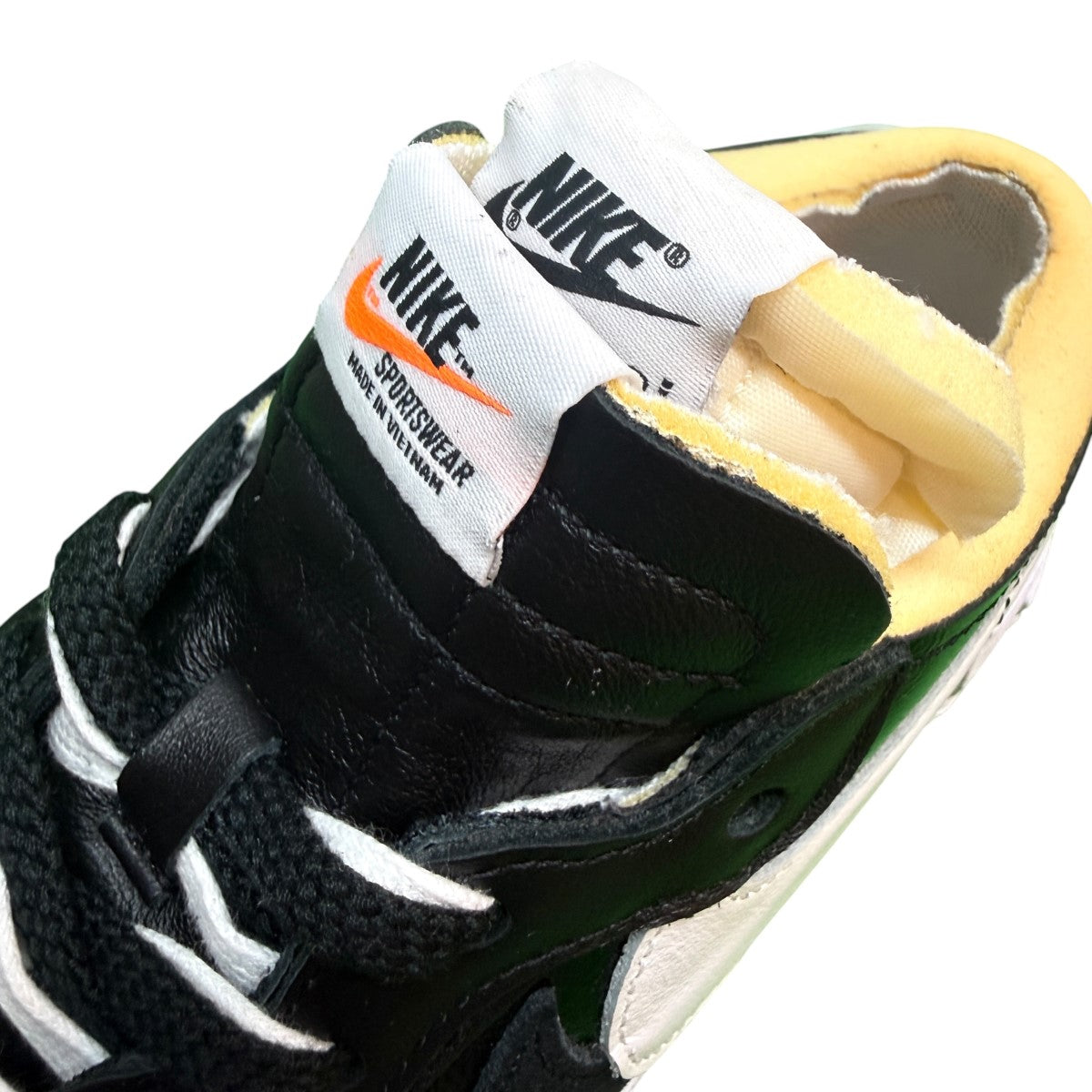 NIKE×sacai 22SS/Nike Blazer Low Black Patent Leather／Black Patent Leather／ブレーザー ロースニーカー/DM6443-001 古着・中古-7枚目のアイテム画像