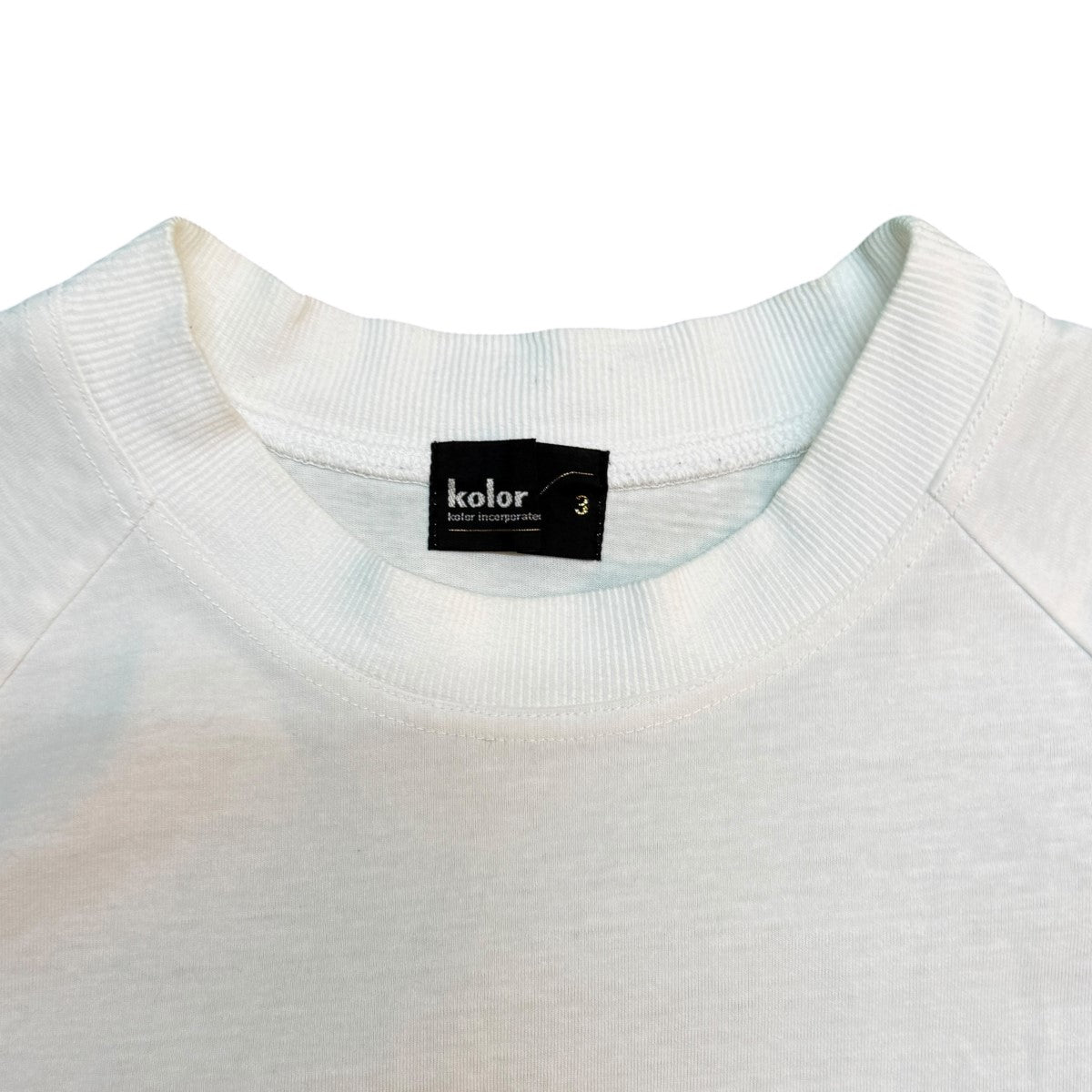 KOLOR 18SS/ペーパー天竺TEE 切替Tシャツ／ドッキングTシャツ/18SCM-T05204 古着・中古-5枚目のアイテム画像