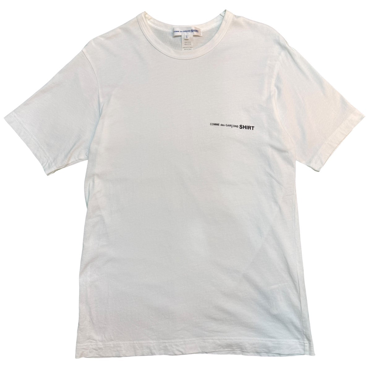 COMME des GARCONS SHIRT CLASSIC S／S T-SHIRT／ワンポイントロゴTシャツ/S28119 古着・中古-1枚目のアイテム画像