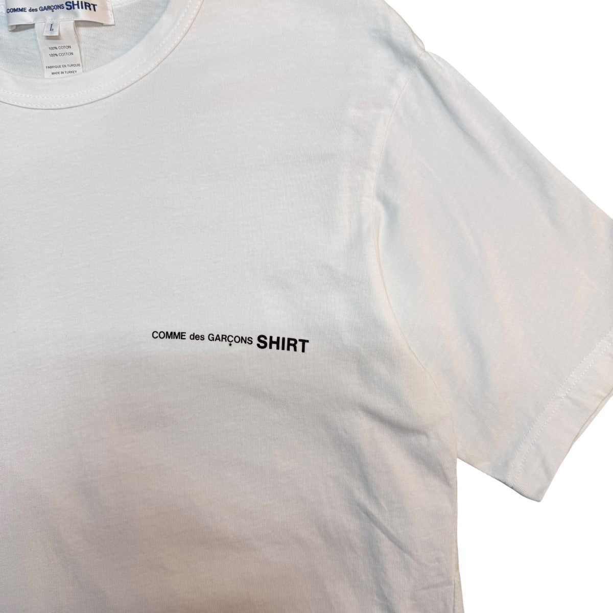COMME des GARCONS SHIRT CLASSIC S／S T-SHIRT／ワンポイントロゴTシャツ/S28119 古着・中古-2枚目のアイテム画像