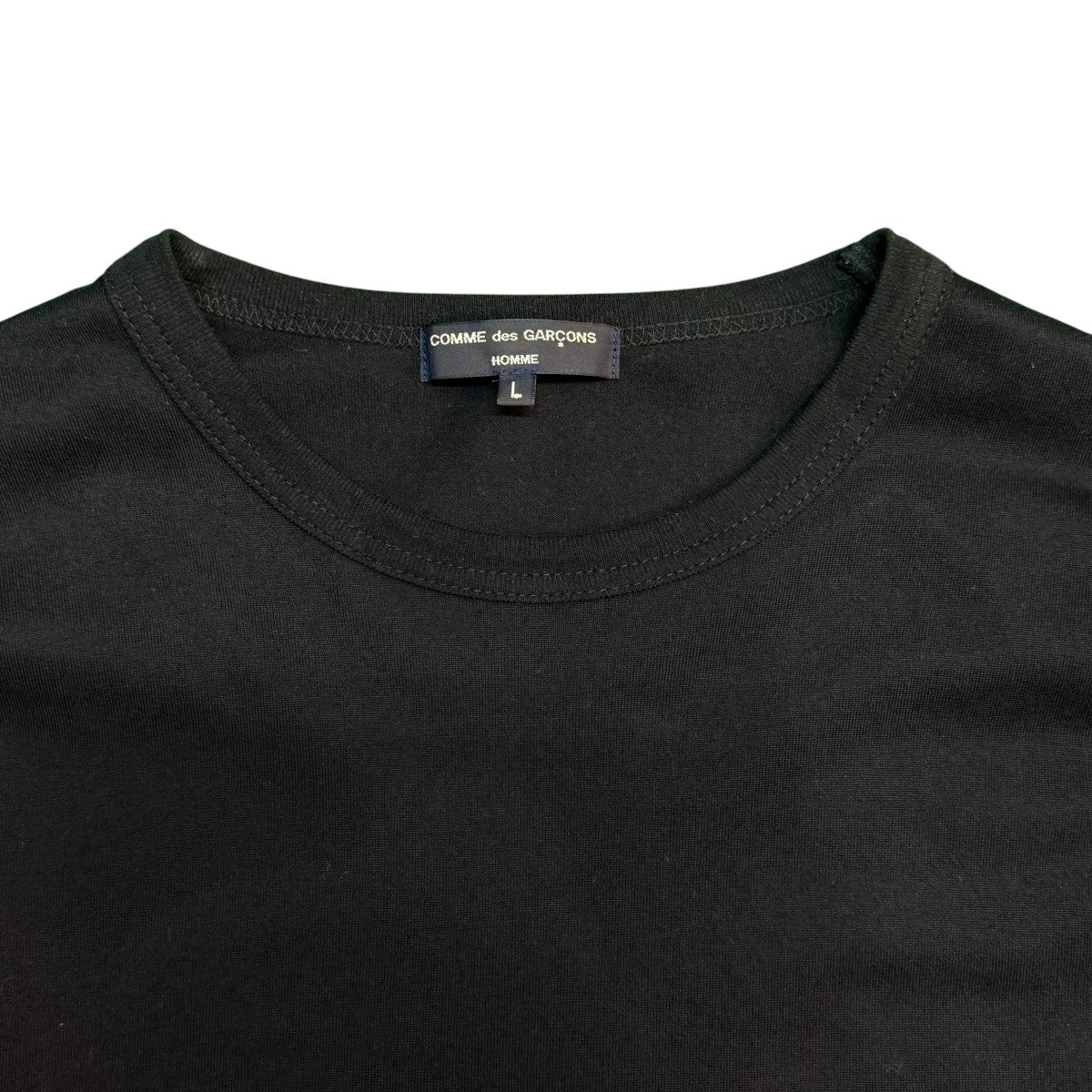 COMME des GARCONS HOMME 20SS/ロゴプリントポケット長袖Tシャツ／ロングスリーブTシャツ/HET010 古着・中古-4枚目のアイテム画像