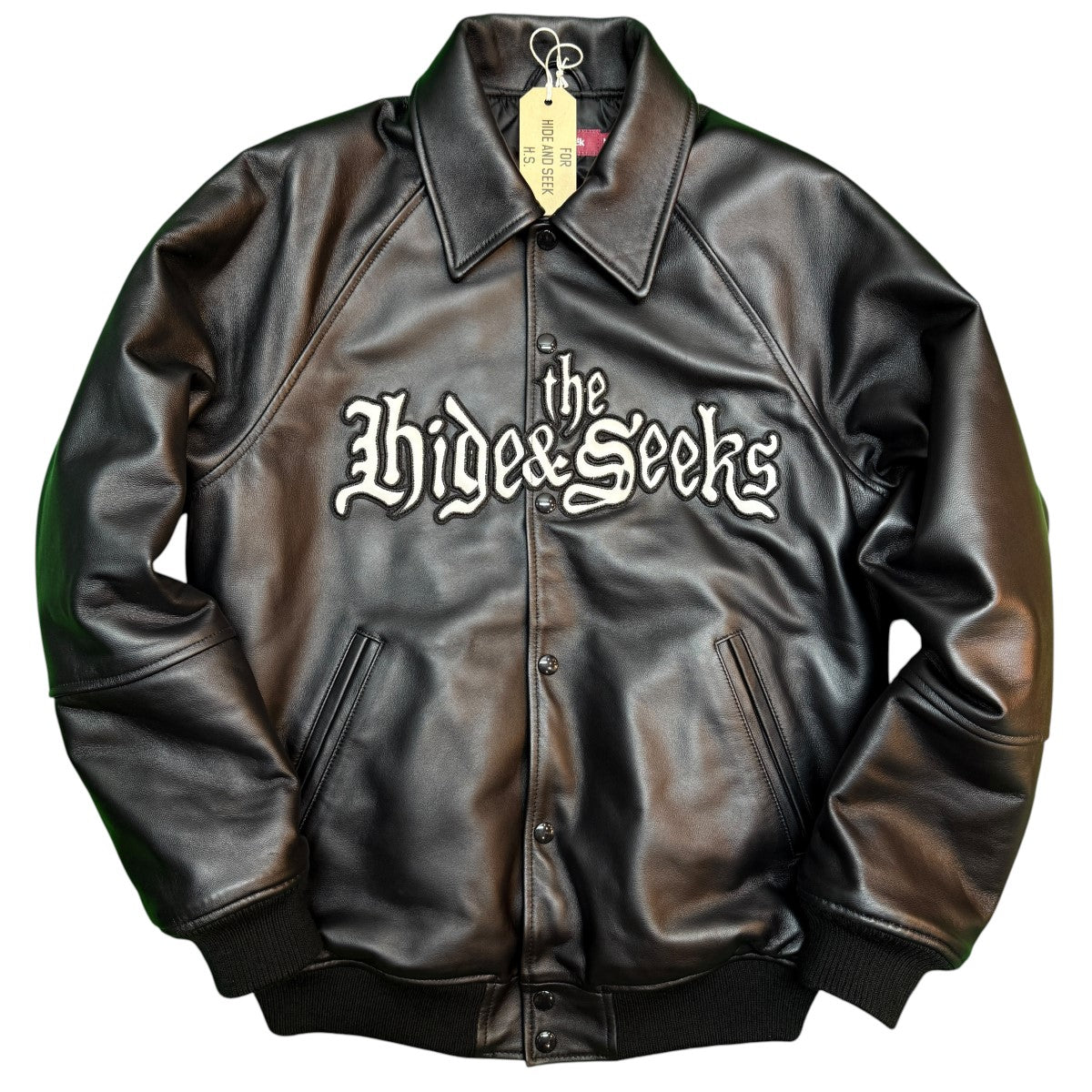 26SS/Leather Varsity Jacket／レザーバーシティジャケット/H30th-010126