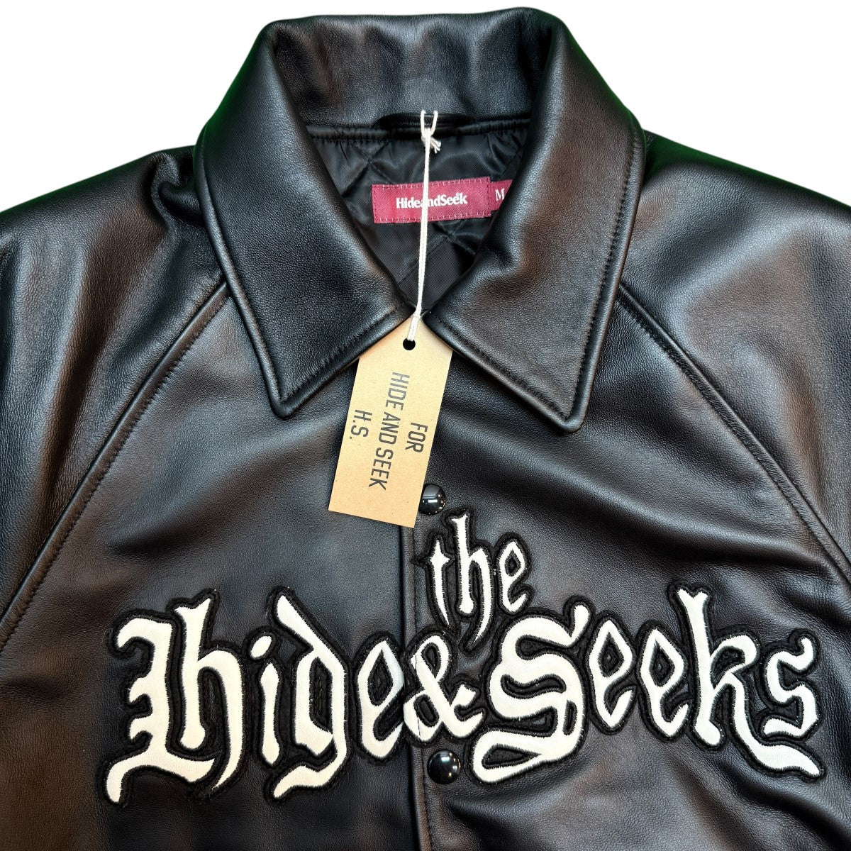 26SS/Leather Varsity Jacket／レザーバーシティジャケット/H30th-010126