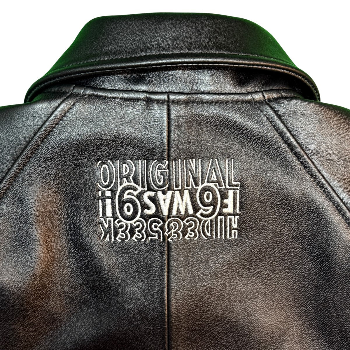 26SS/Leather Varsity Jacket／レザーバーシティジャケット/H30th-010126