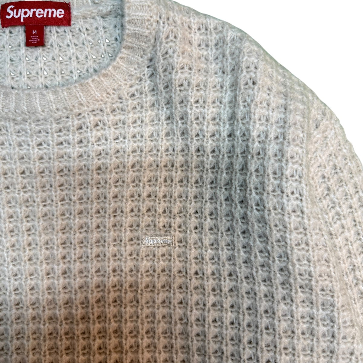Supreme 25AW/Smail Box Waffle Sweater／スモールボックスワッフルセーター 古着・中古-2枚目のアイテム画像