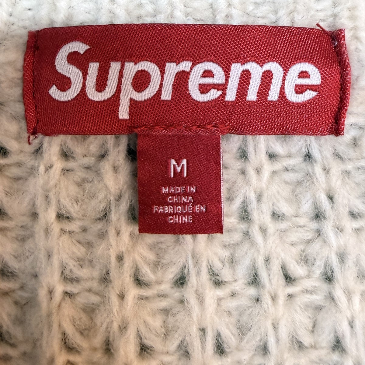 Supreme 25AW/Smail Box Waffle Sweater／スモールボックスワッフルセーター 古着・中古-5枚目のアイテム画像