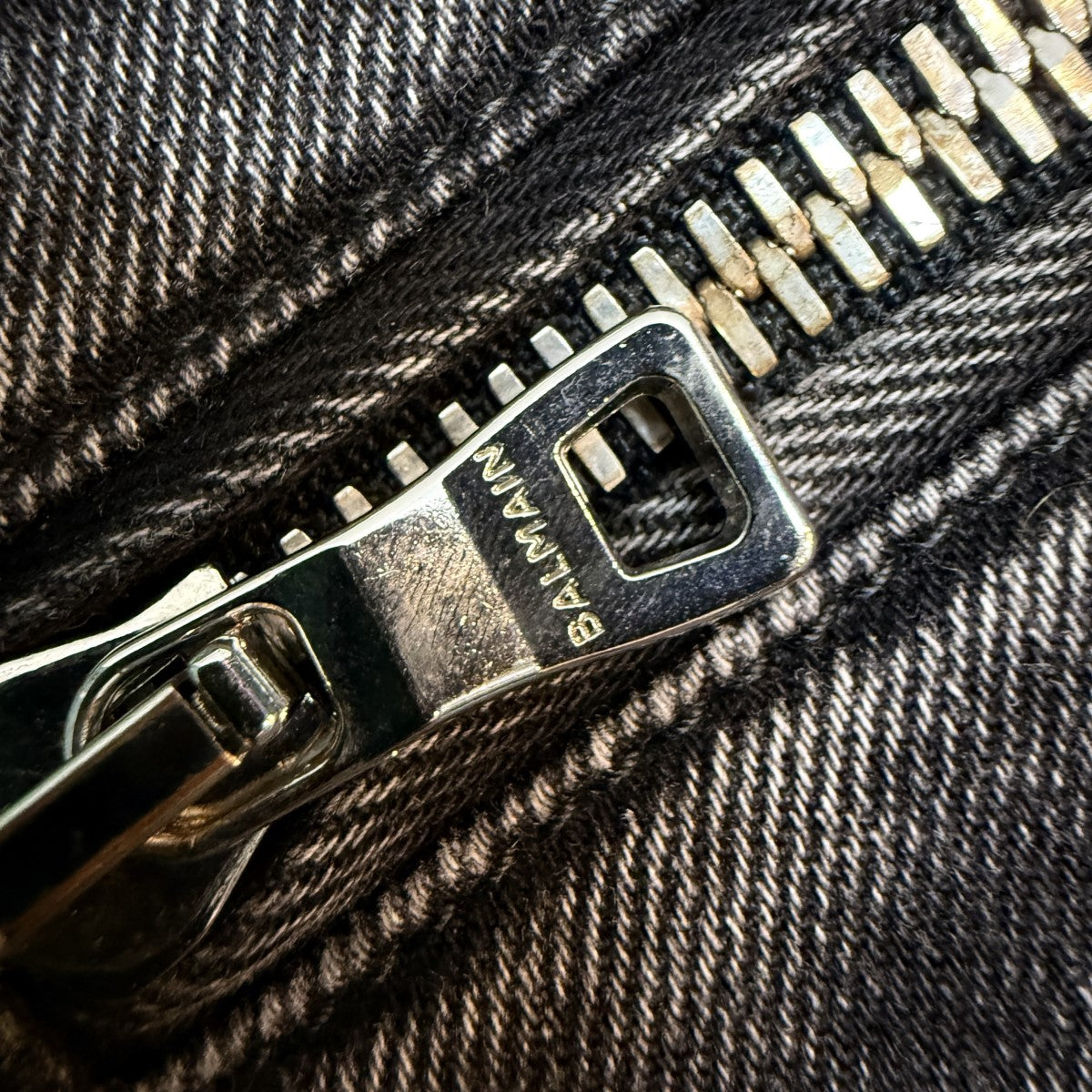 BALMAIN BH2 PANTS DENIM ZIP SLIM／バイカージップスリムパンツ/MGM05107D 古着・中古-6枚目のアイテム画像