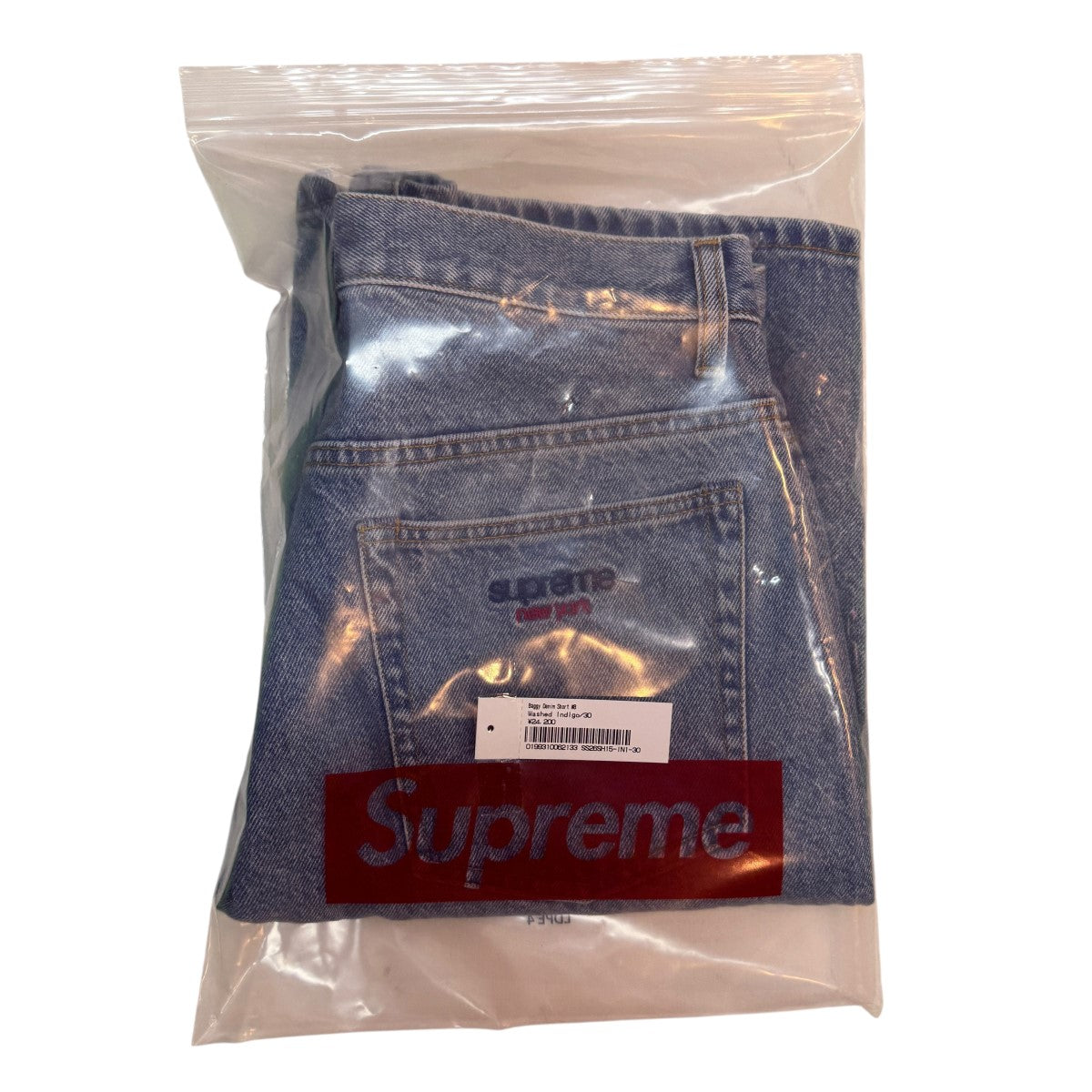 Supreme 26SS/Baggy Denim Short／Washed Indigo／バギーデニムショートパンツ 古着・中古-10枚目のアイテム画像