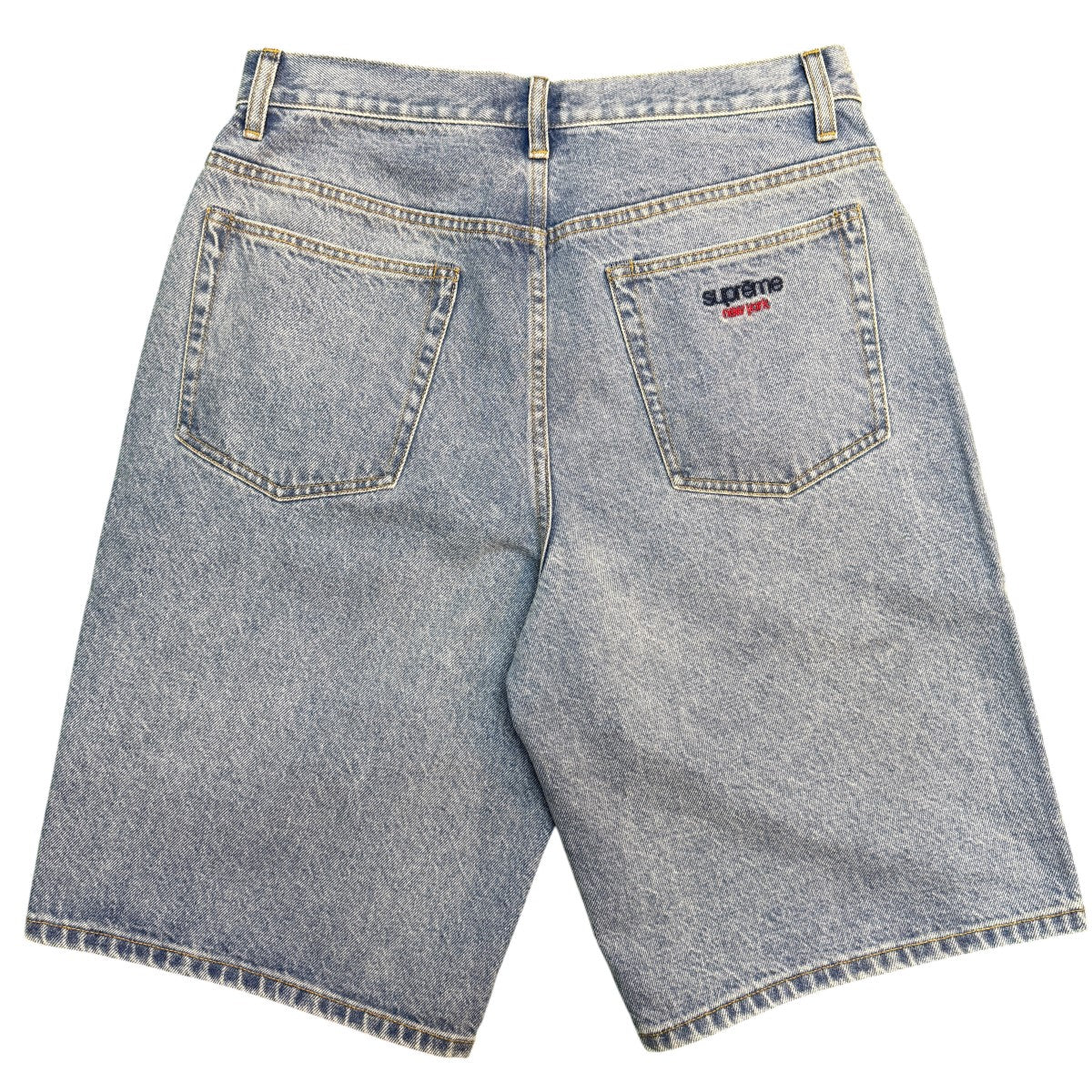 Supreme 26SS/Baggy Denim Short／Washed Indigo／バギーデニムショートパンツ 古着・中古-3枚目のアイテム画像
