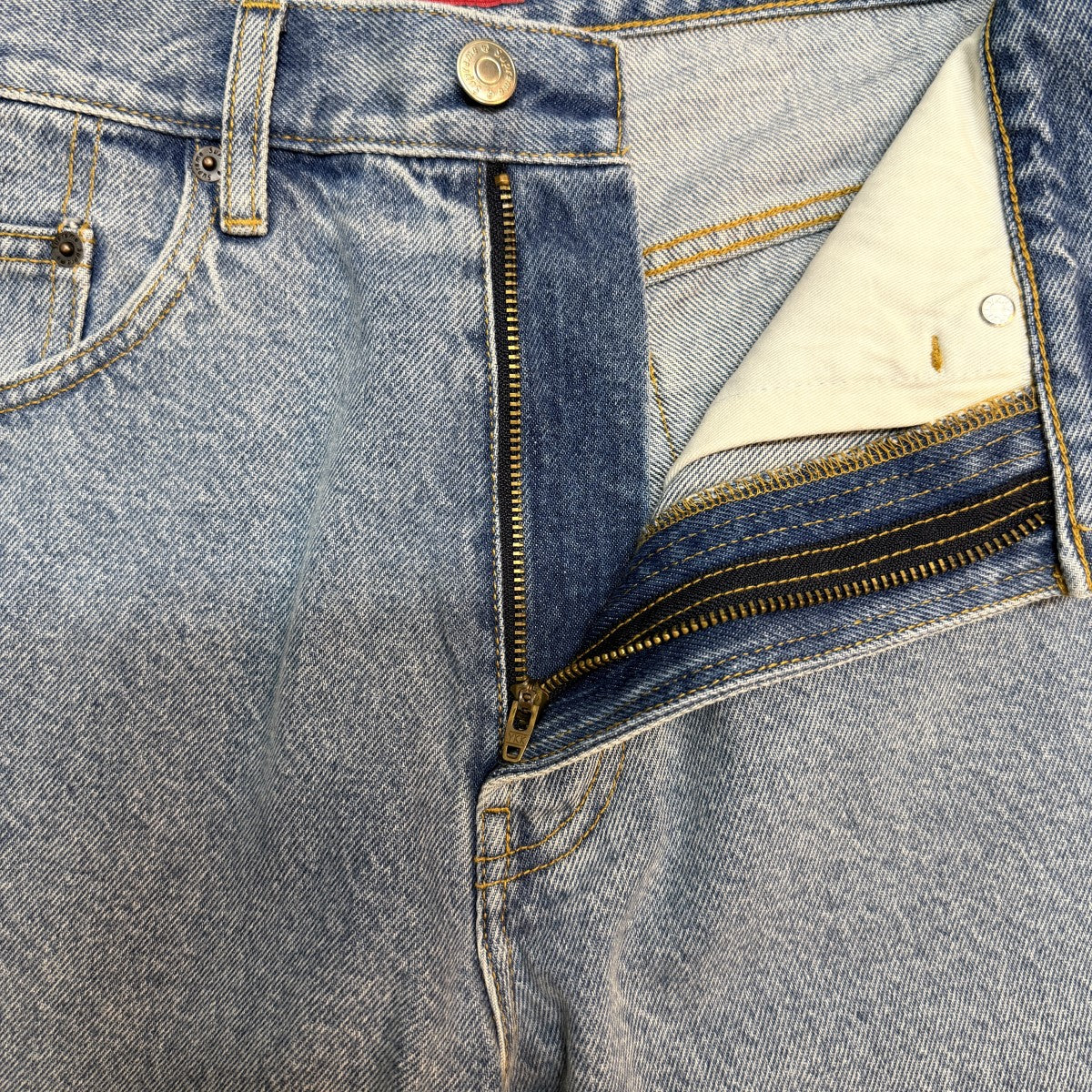 Supreme 26SS/Baggy Denim Short／Washed Indigo／バギーデニムショートパンツ 古着・中古-4枚目のアイテム画像