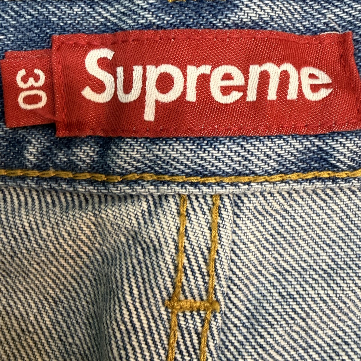 Supreme 26SS/Baggy Denim Short／Washed Indigo／バギーデニムショートパンツ 古着・中古-5枚目のアイテム画像