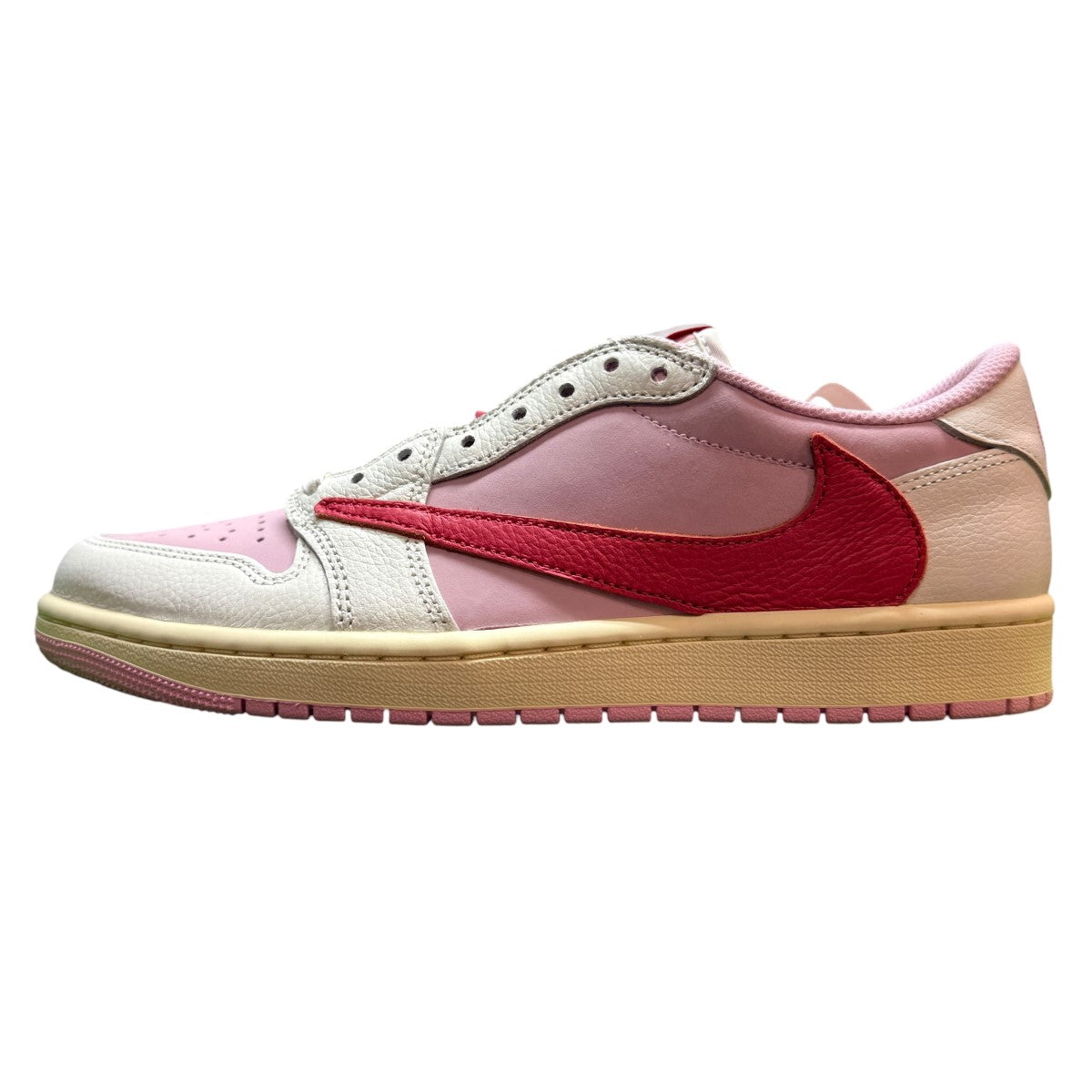 Travis Scott×NIKE 26SS/AIR JORDAN 1 LOW OG SP／Sail／Tropical Pink／エアジョーダン1 レトロ ロー OG スニーカー/IQ7604-101 古着・中古-2枚目のアイテム画像