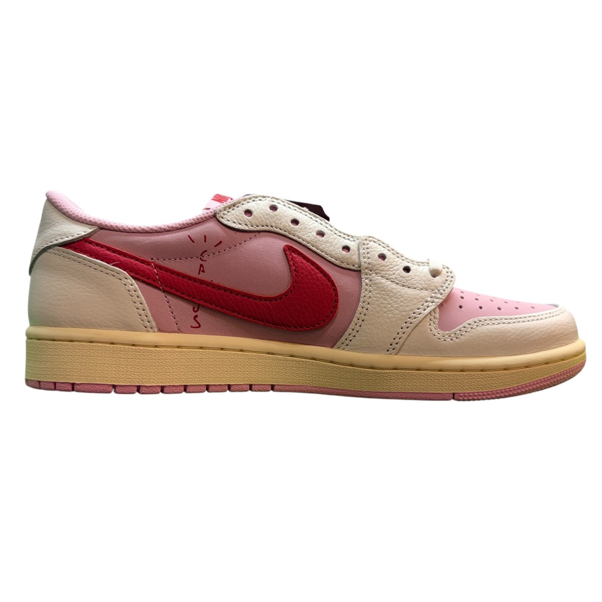 Travis Scott×NIKE 26SS/AIR JORDAN 1 LOW OG SP／Sail／Tropical Pink／エアジョーダン1 レトロ ロー OG スニーカー/IQ7604-101 古着・中古-3枚目のアイテム画像