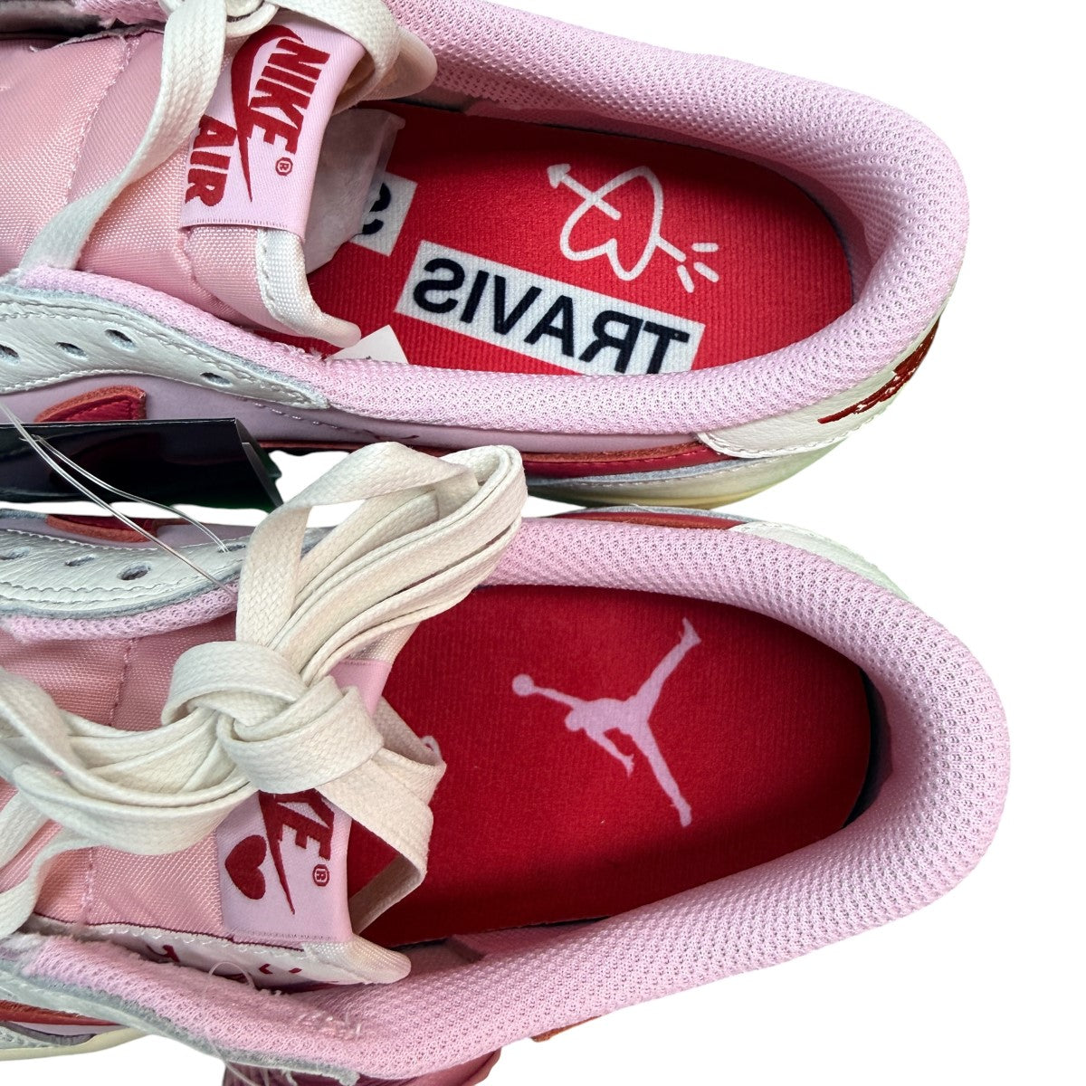 Travis Scott×NIKE 26SS/AIR JORDAN 1 LOW OG SP／Sail／Tropical Pink／エアジョーダン1 レトロ ロー OG スニーカー/IQ7604-101 古着・中古-6枚目のアイテム画像