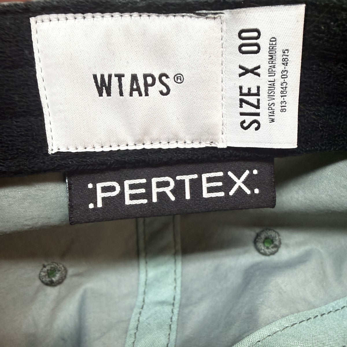WTAPS 26SS/T-6M 01 CAP ／ NYLON． TUSSAH．／ナイロンタッサーキャップ/261HCDT-HT05 古着・中古-7枚目のアイテム画像