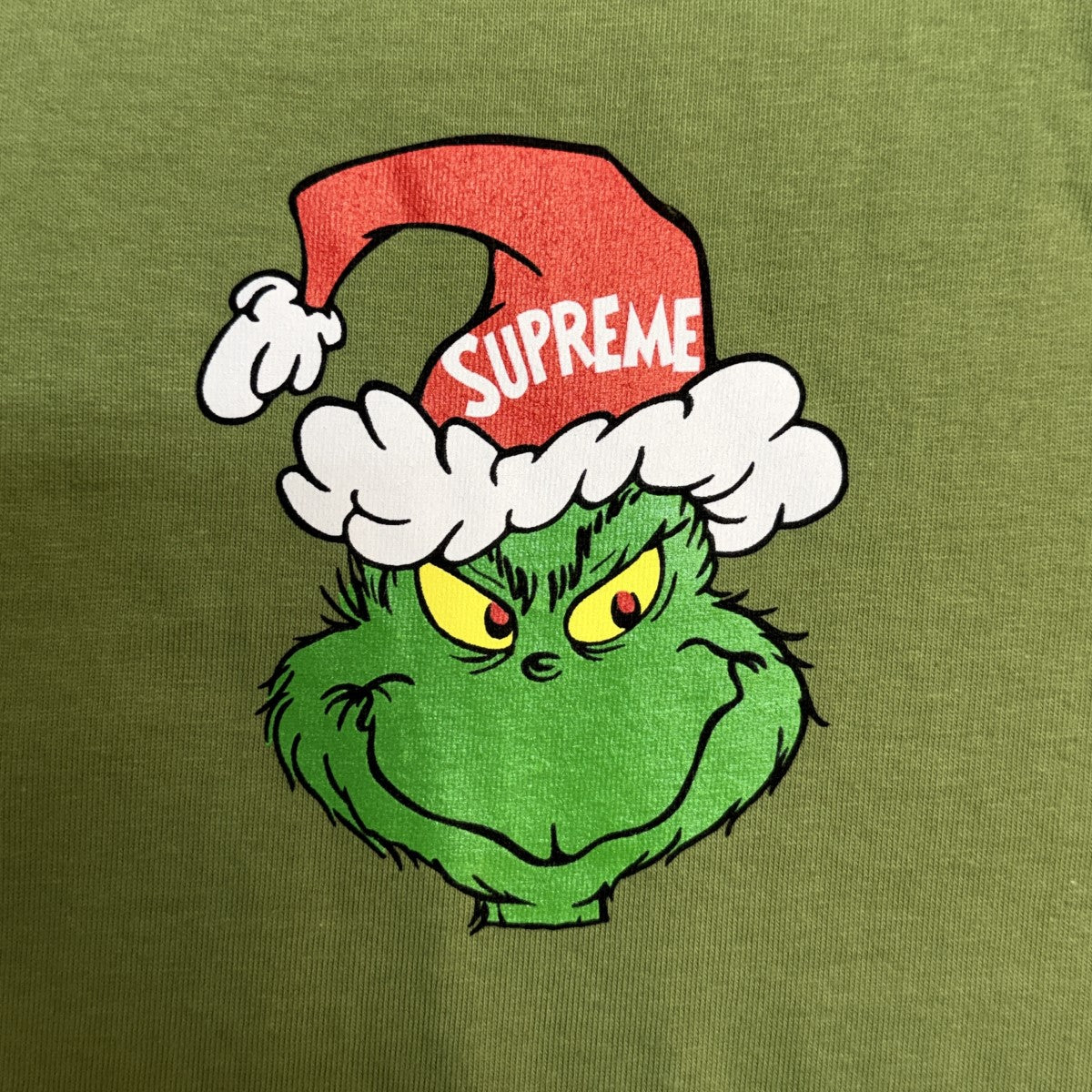 Supreme 24AW/Grinch TeeMoss／グリンチTシャツ 古着・中古-2枚目のアイテム画像