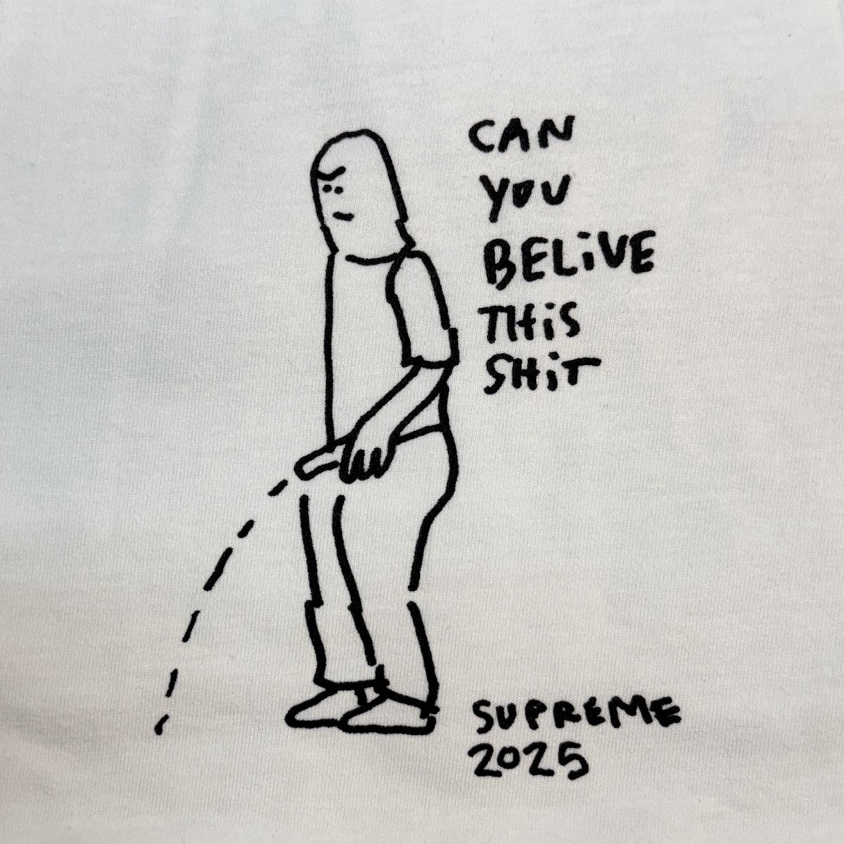 25SS/Piss TeeピスTシャツ/artwork by Mark Gonzales