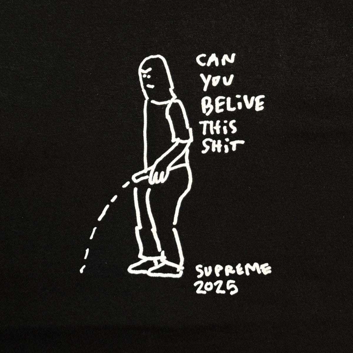 25SS/Piss TeeピスTシャツ/artwork by Mark Gonzales