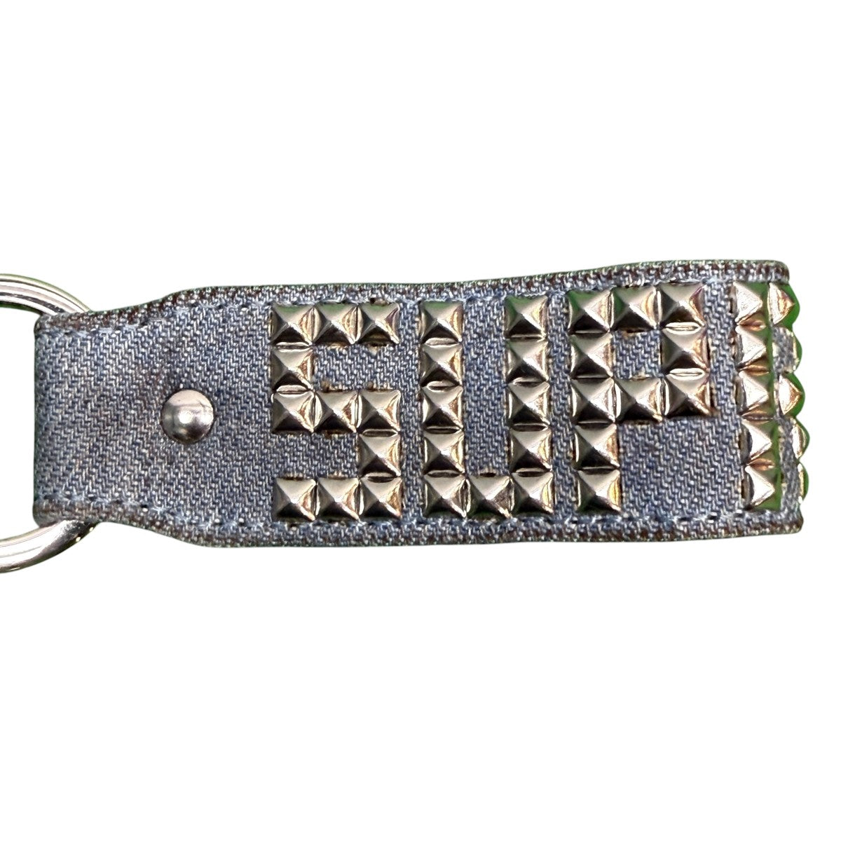 23SS/Studded Keychain DenimMade in Italy／スタッズキーチェーン デニムカラー