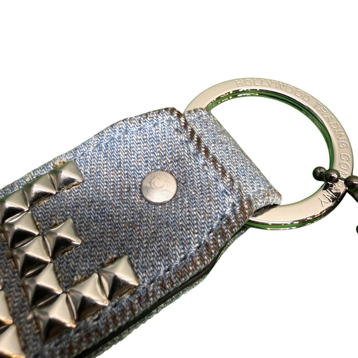 23SS/Studded Keychain DenimMade in Italy／スタッズキーチェーン デニムカラー
