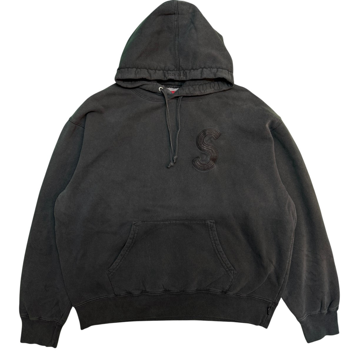 23SS/Overdyed S Logo Hooded Sweatshirt／オーバーダイドSロゴスウェットパーカー/カナダ製