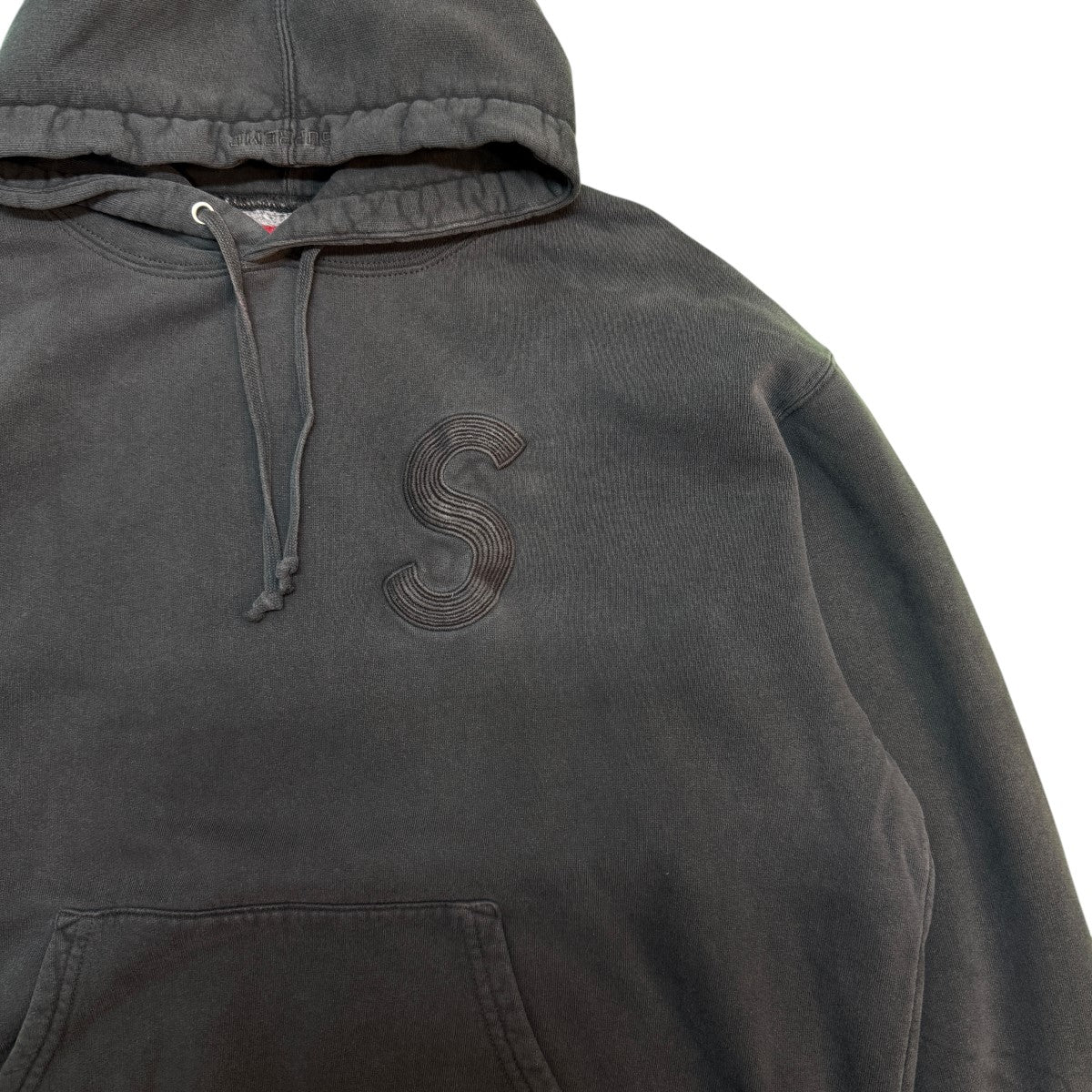 23SS/Overdyed S Logo Hooded Sweatshirt／オーバーダイドSロゴスウェットパーカー/カナダ製
