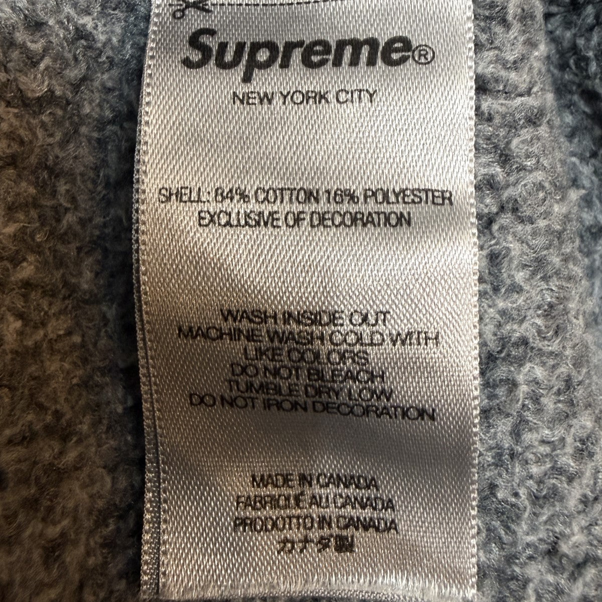 23SS/Overdyed S Logo Hooded Sweatshirt／オーバーダイドSロゴスウェットパーカー/カナダ製