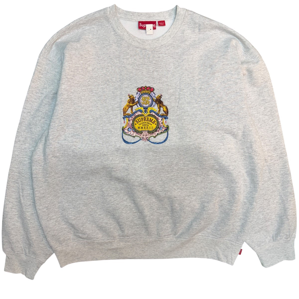 23SS/Crest Crewneck／クレストクルーネックスウェット
