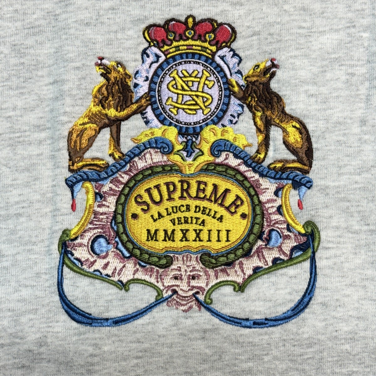 23SS/Crest Crewneck／クレストクルーネックスウェット