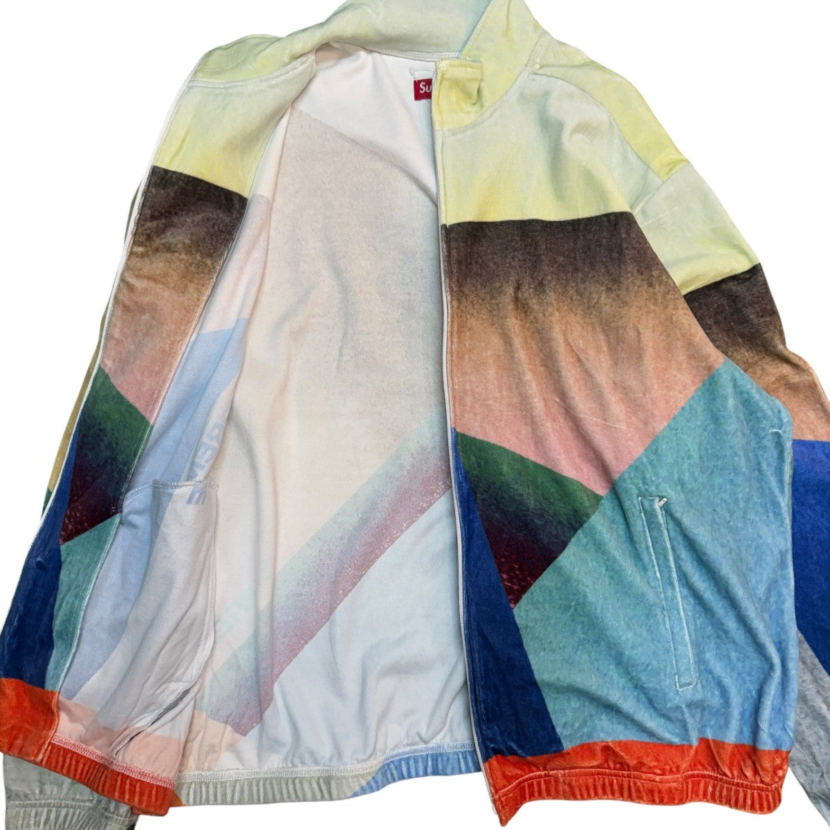 23SS/Geo Velour Track Jacket／ジオベロアトラックジャケット