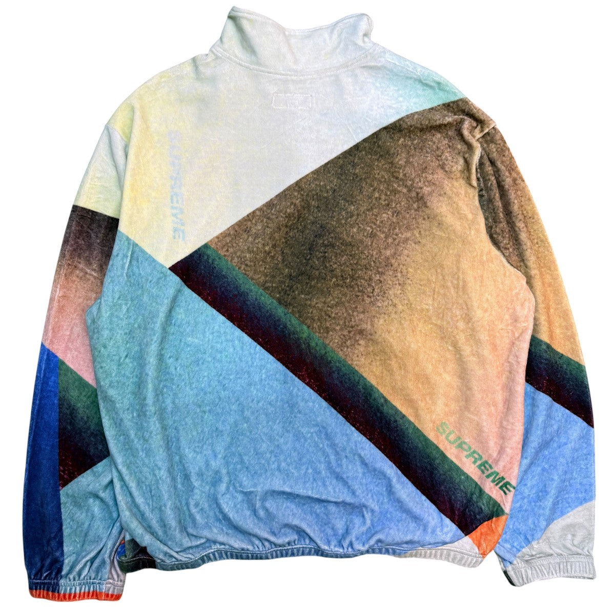 23SS/Geo Velour Track Jacket／ジオベロアトラックジャケット