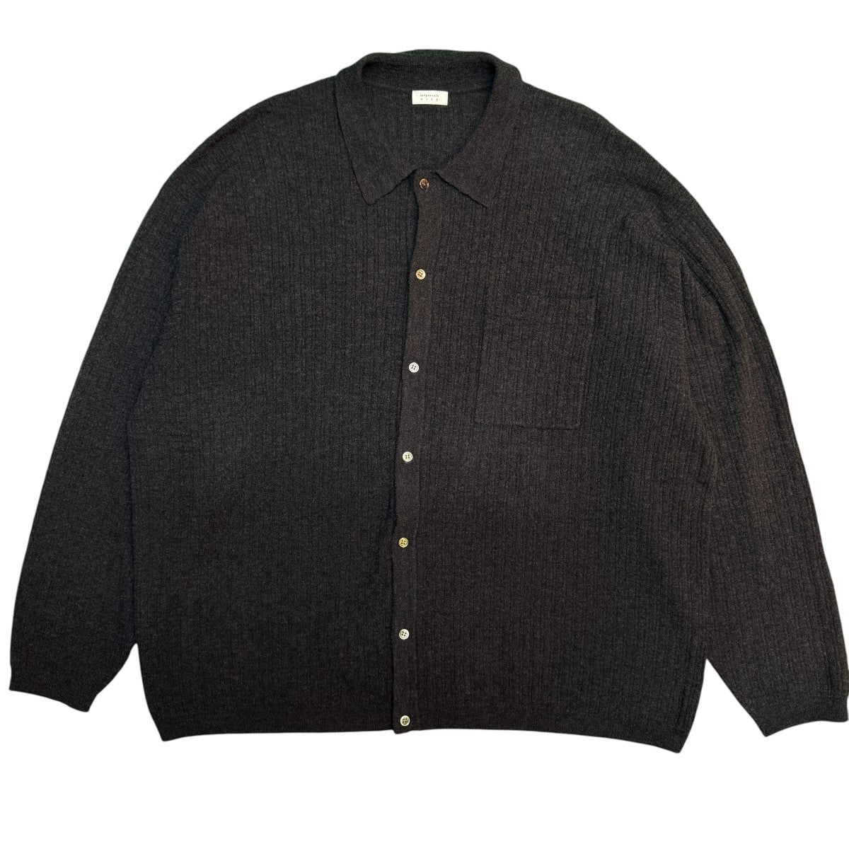 26SS/Crepe Knit Shirt／ニットシャツ/2601-006