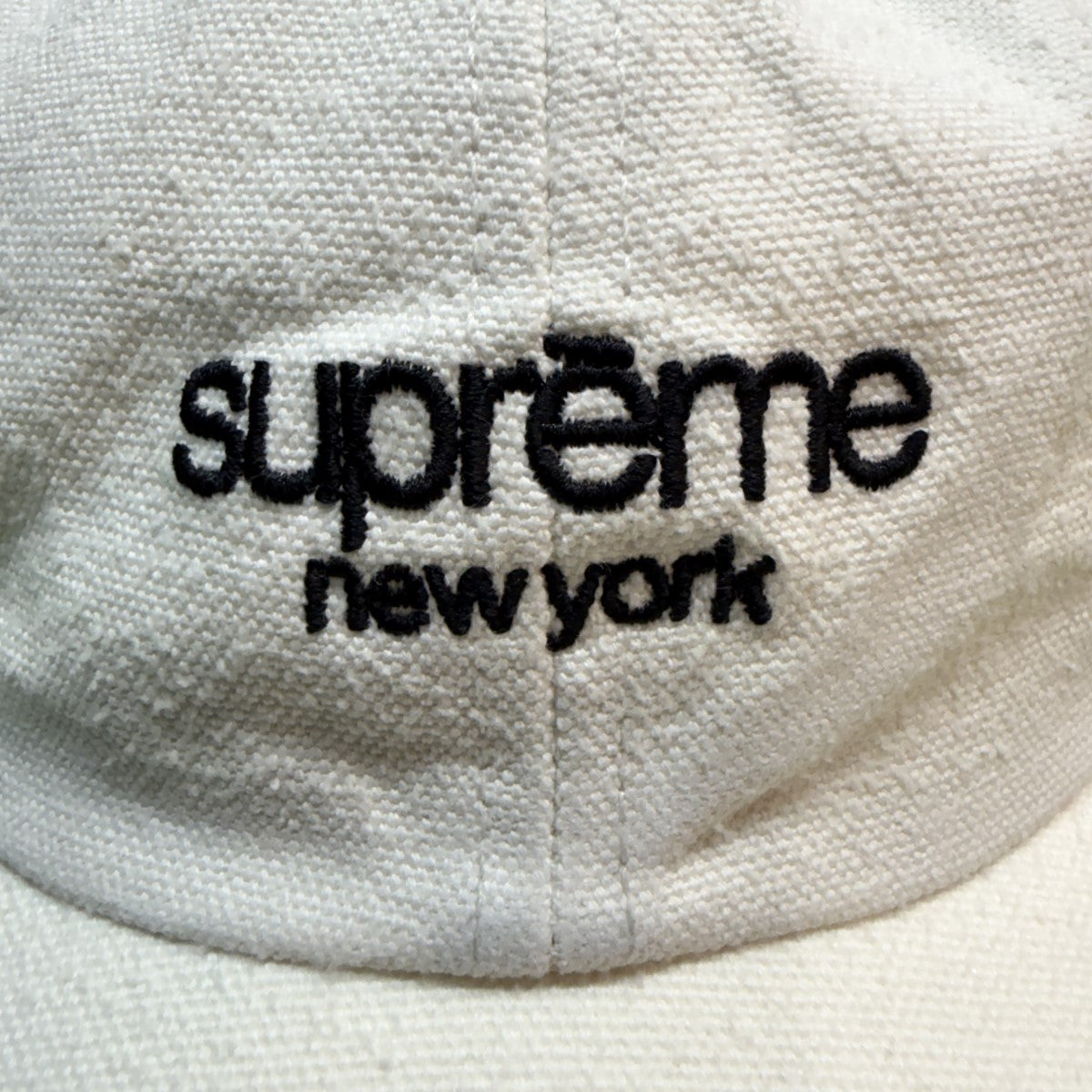 Supreme(シュプリーム) 23SS/Classic Logo 6-Panel Cream／ウォッシュ