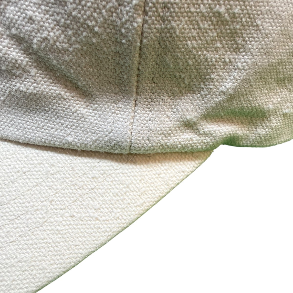 23SS/Classic Logo 6-Panel Cream／ウォッシュド加工／クラシックロゴ6パネルキャップ クリームカラー