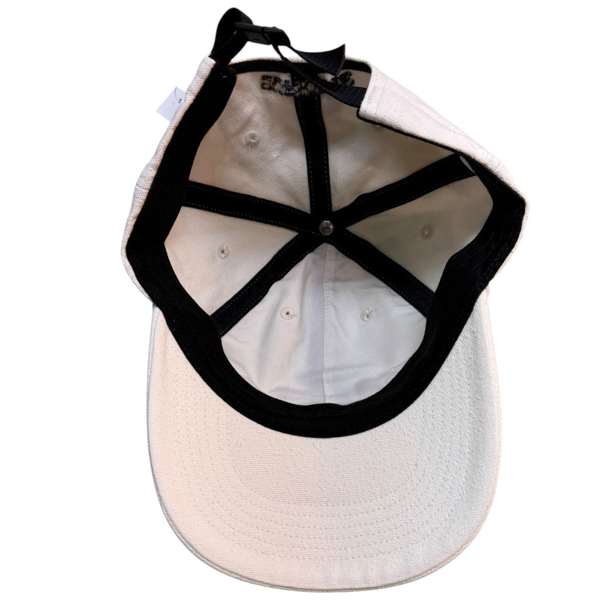 23SS/Classic Logo 6-Panel Cream／ウォッシュド加工／クラシックロゴ6パネルキャップ クリームカラー