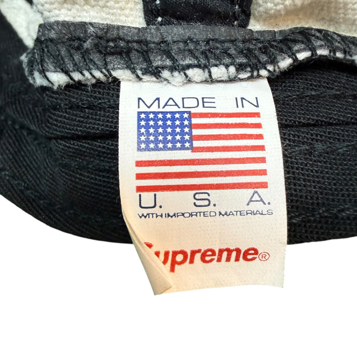 Supreme(シュプリーム) 23SS/Classic Logo 6-Panel Cream／ウォッシュ