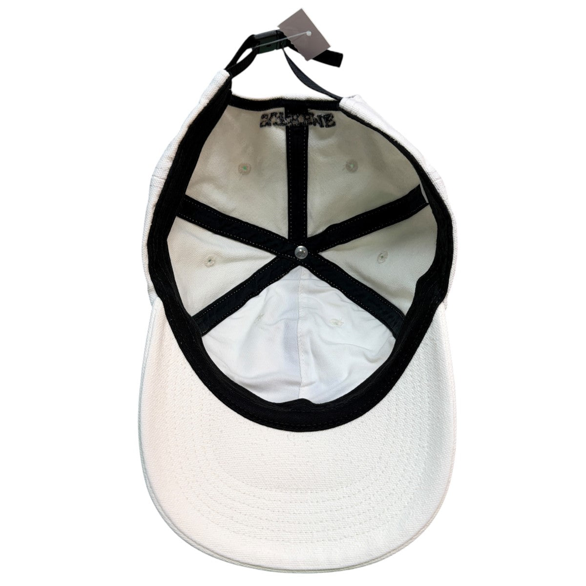 23SS/Classic Logo 6-Panel Cream／ウォッシュド加工／クラシックロゴ6パネルキャップ