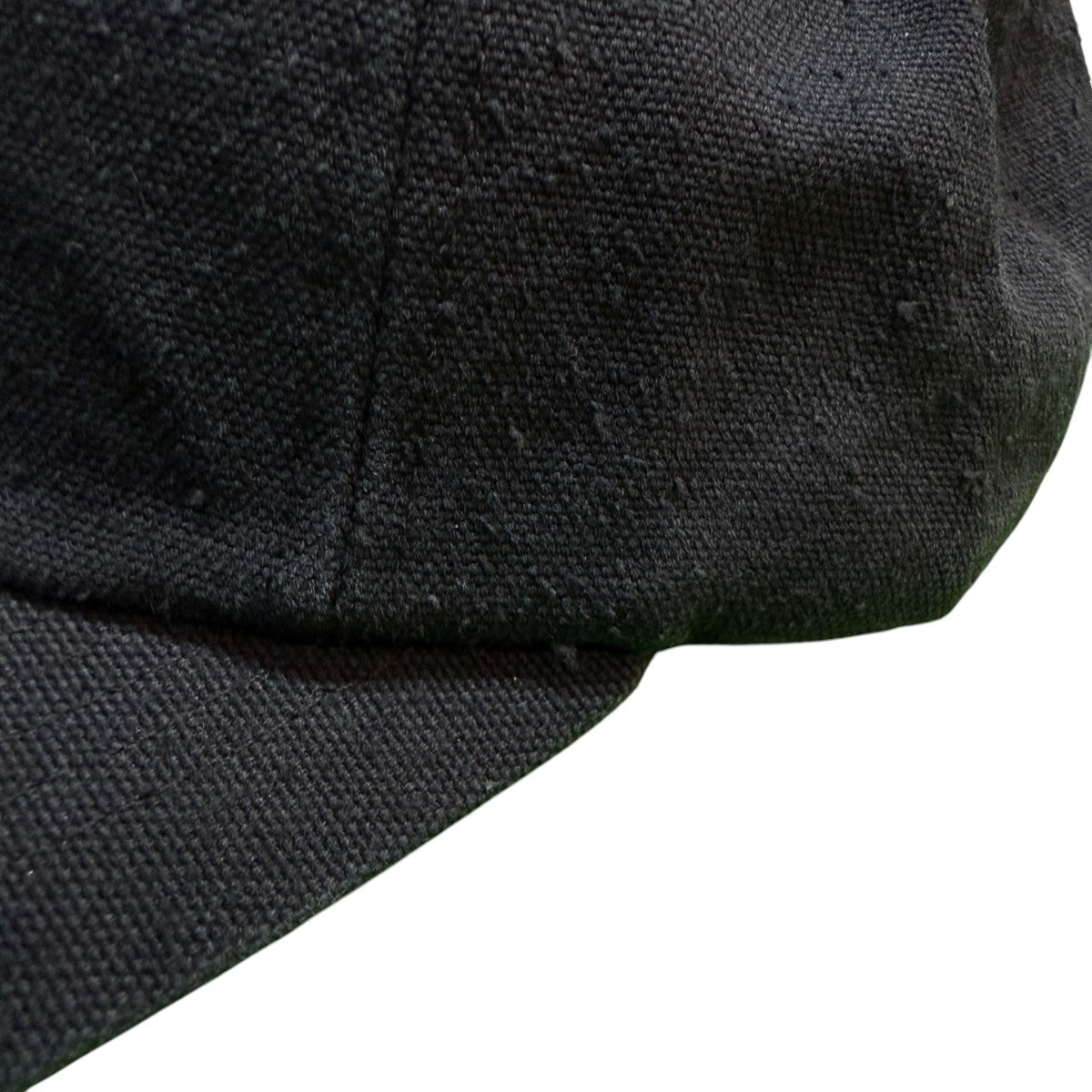 23SS/Classic Logo 6-Panel Black／ウォッシュド加工／クラシックロゴ6パネルキャップ