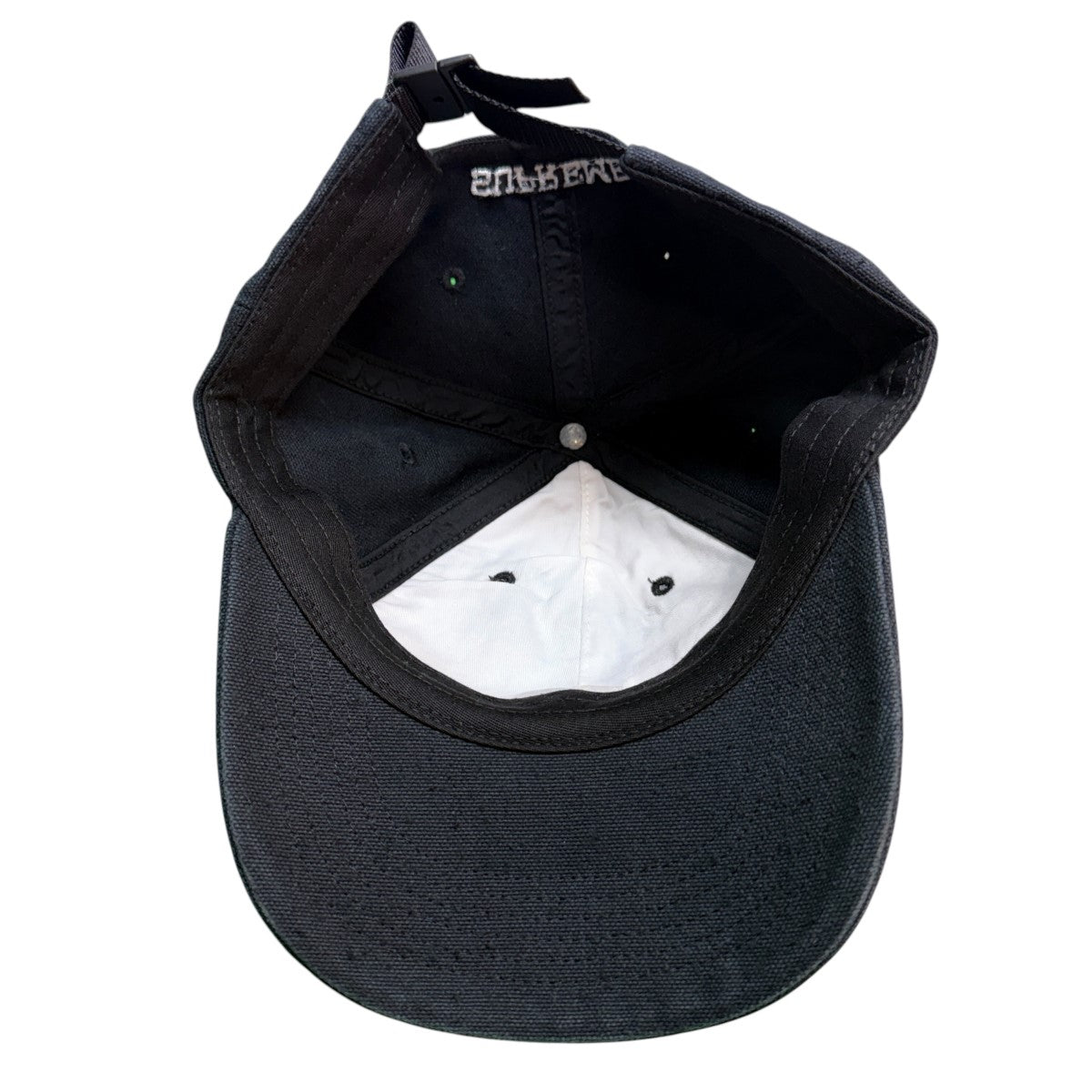 23SS/Classic Logo 6-Panel Black／ウォッシュド加工／クラシックロゴ6パネルキャップ