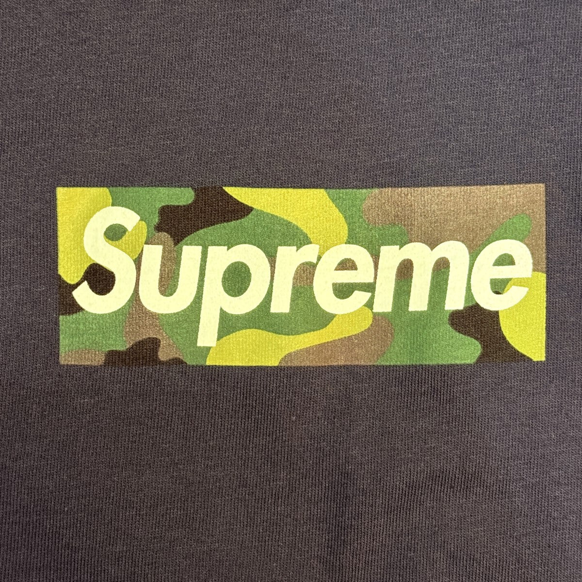 23AW/Box Logo Tee／カモフラボックスロゴTシャツ