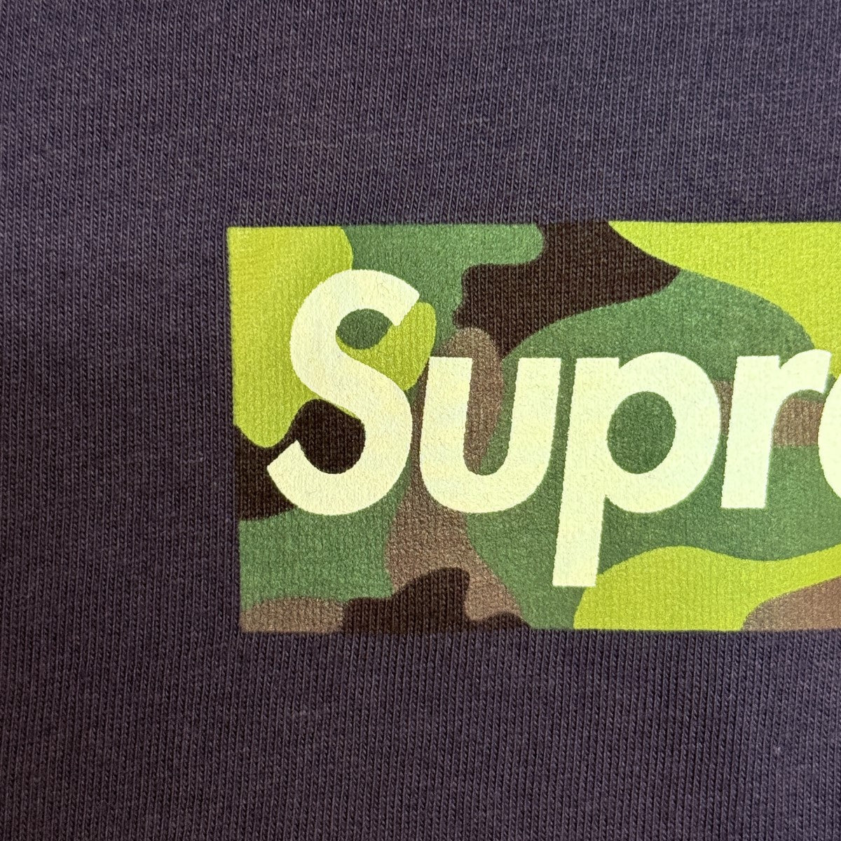 23AW/Box Logo Tee／カモフラボックスロゴTシャツ