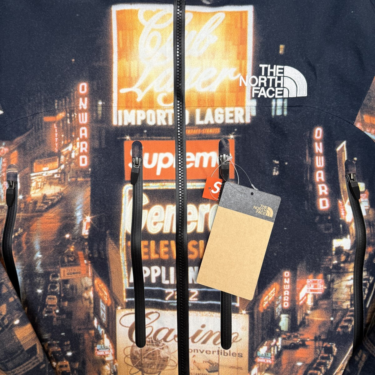 Supreme×THE NORTH FACE 22AW/Taped Seam Shell Jacket／Times square