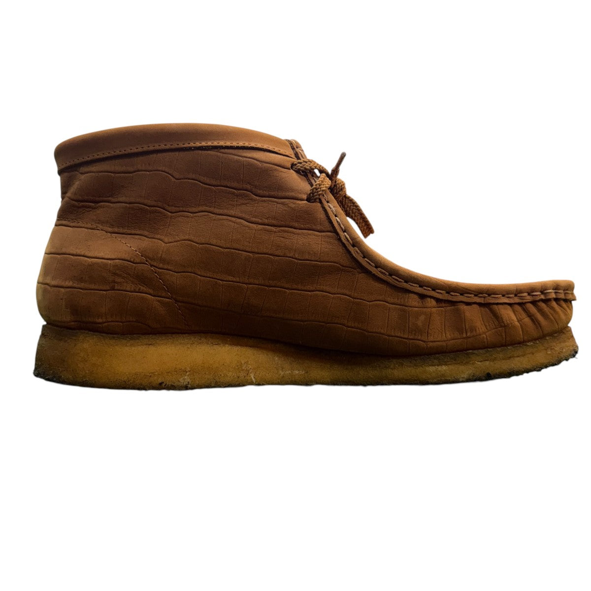 12AW/EMBOSSED CROCODILE WALLABEE BOOT／エンボスクロコダイルワラビーブーツ アーカイブ品