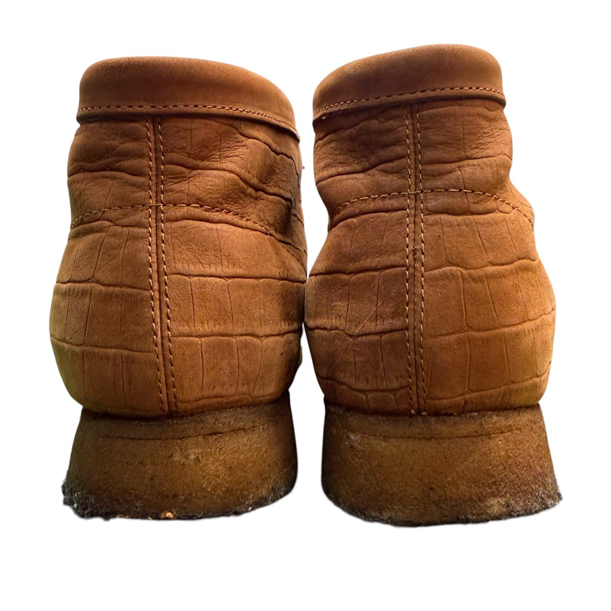 12AW/EMBOSSED CROCODILE WALLABEE BOOT／エンボスクロコダイルワラビーブーツ アーカイブ品