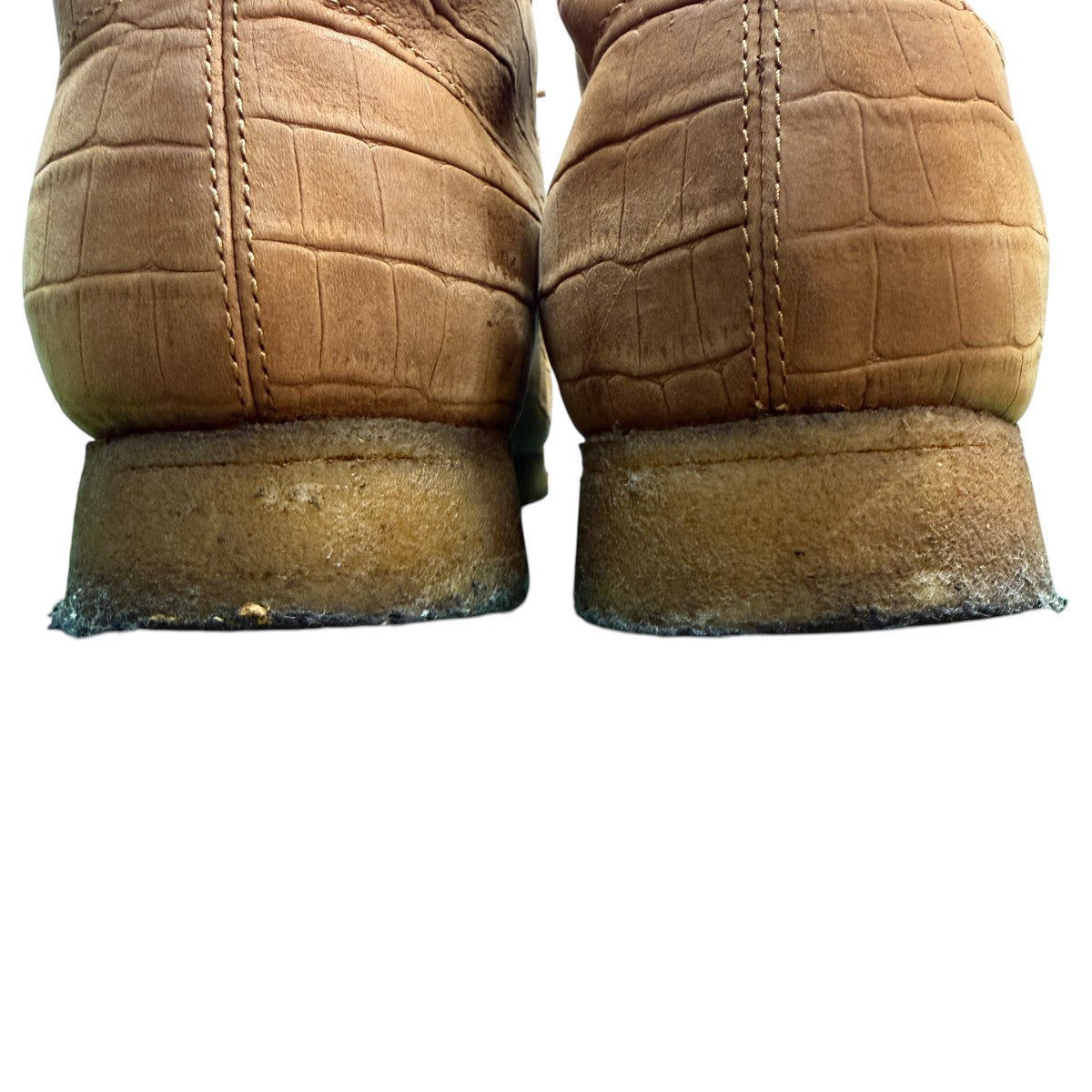12AW/EMBOSSED CROCODILE WALLABEE BOOT／エンボスクロコダイルワラビーブーツ アーカイブ品